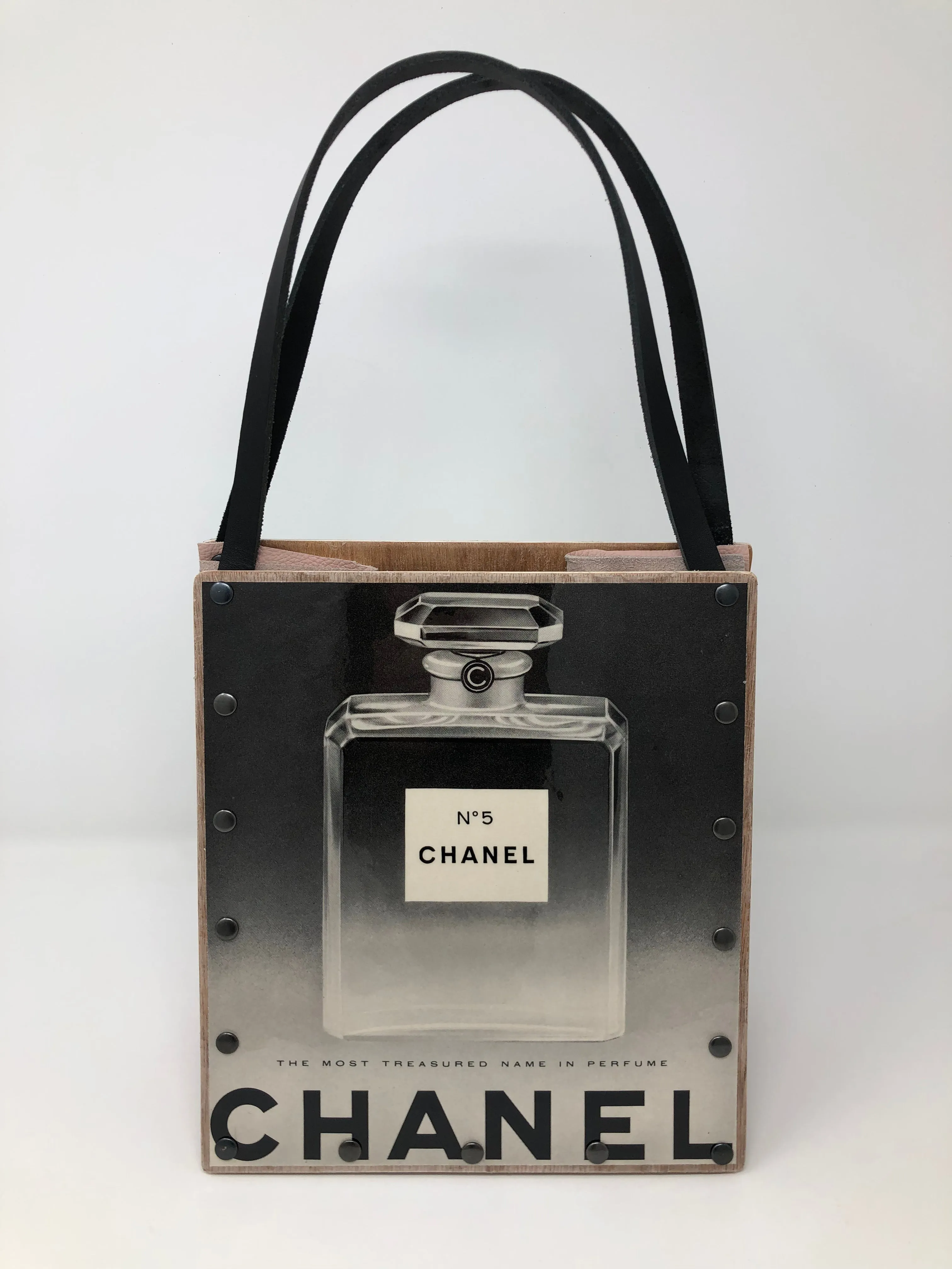 Vintage Graphics Handbag - Beach Vibes Vintage Swim Wear and Chanel No. 5 Ads from Vogue 1959