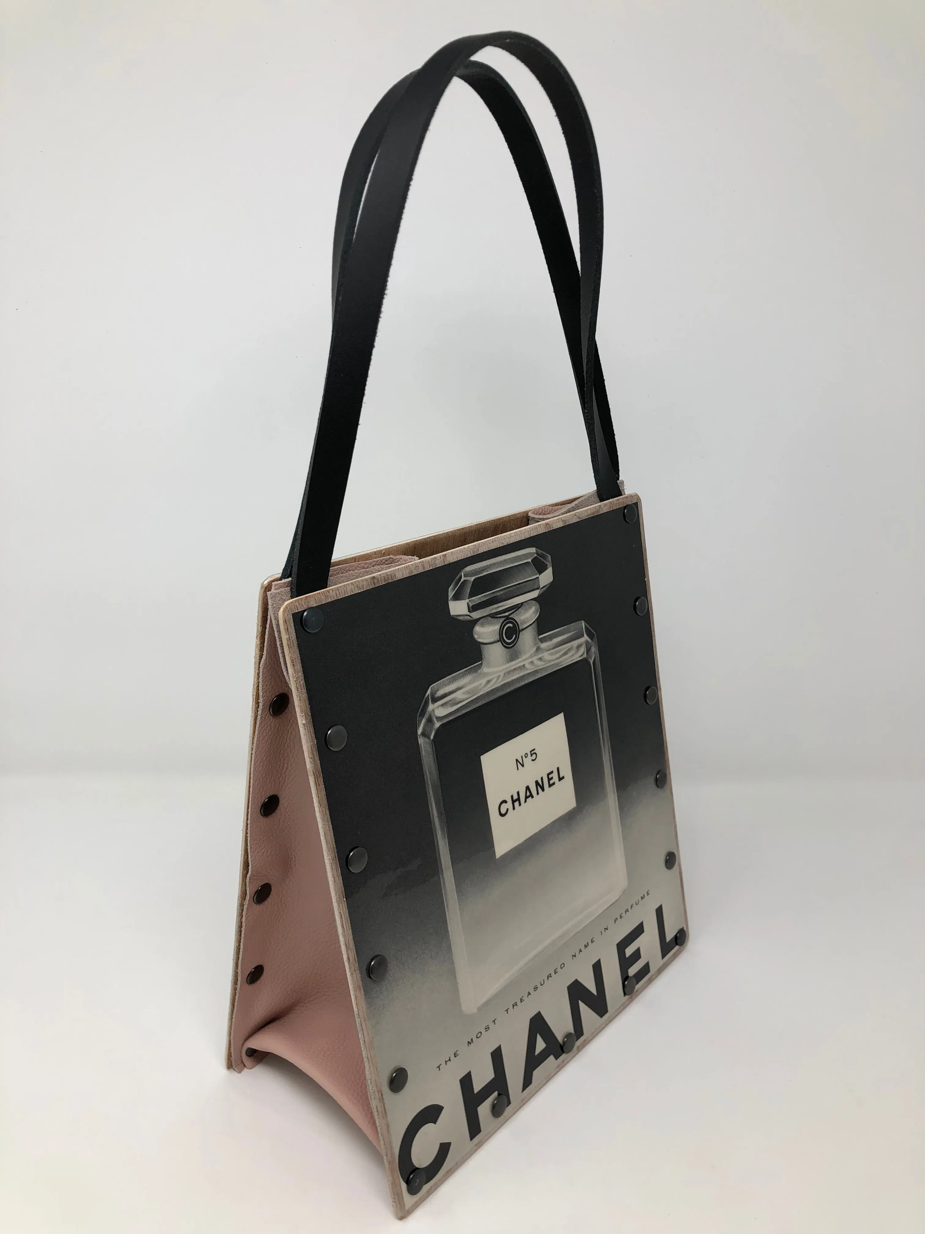 Vintage Graphics Handbag - Beach Vibes Vintage Swim Wear and Chanel No. 5 Ads from Vogue 1959